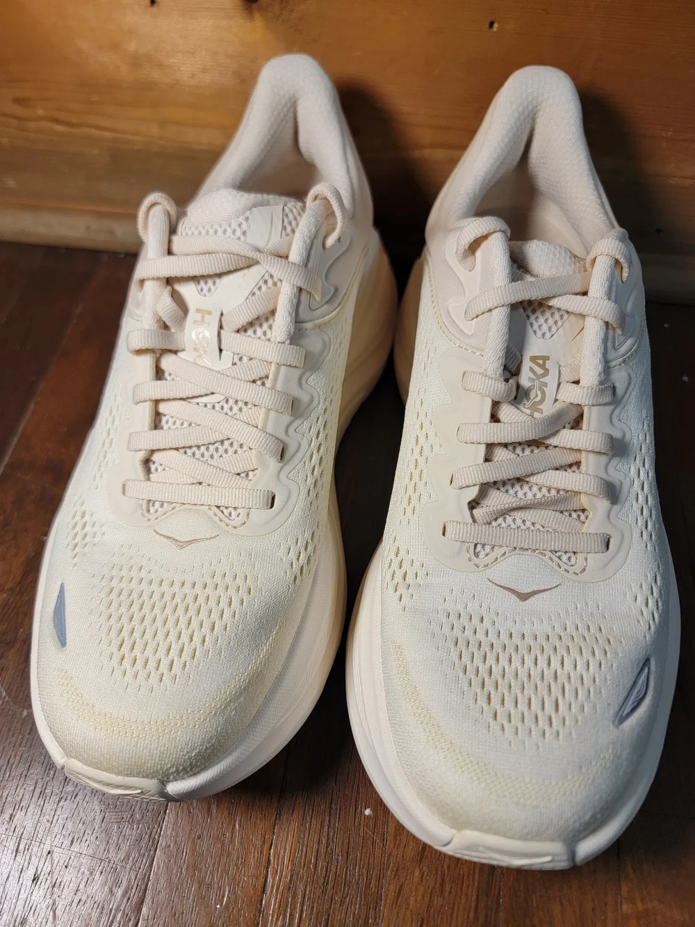 HOKA Women's Light Cream Running Shoes